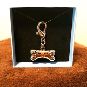 BIRTHBONZ AUGUST DOG COLLAR TAG CHARM